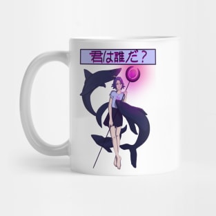 Girl with sharks Mug